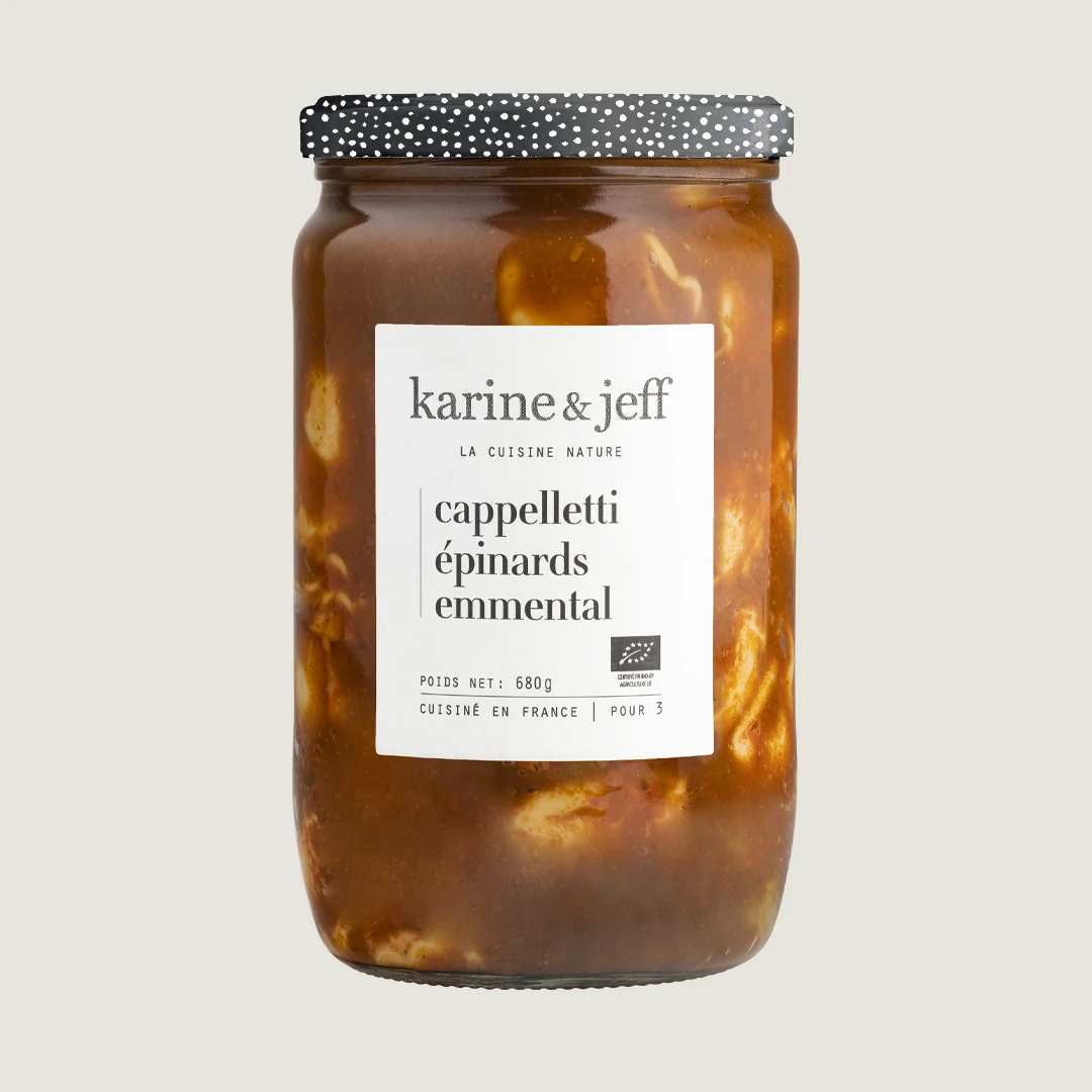 Cappelletti agli spinaci e all'Emmental