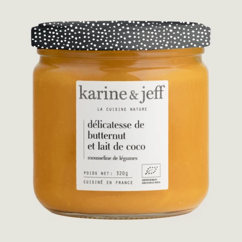 Délicatesse di zucca butternut e latte di cocco