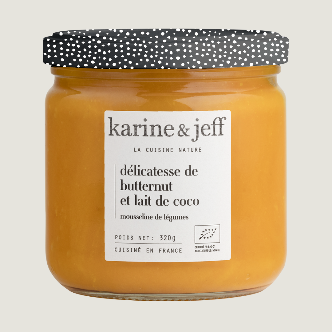 Délicatesse di zucca butternut e latte di cocco