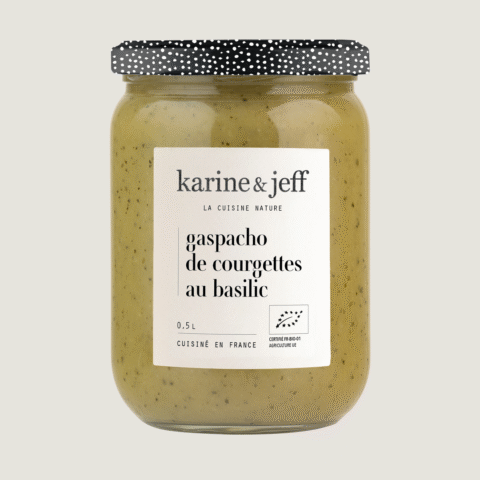 Gazpacho di zucchine e basilico