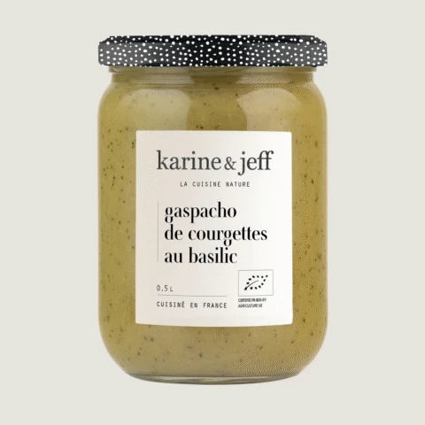 Gazpacho di zucchine e basilico
