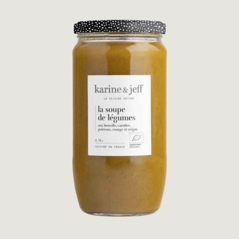 Zuppa di verdure - broccoli, carote, porri, zucca e origano