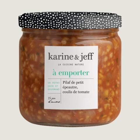 Pilaf di piccolo farro - passata di pomodoro e basilico