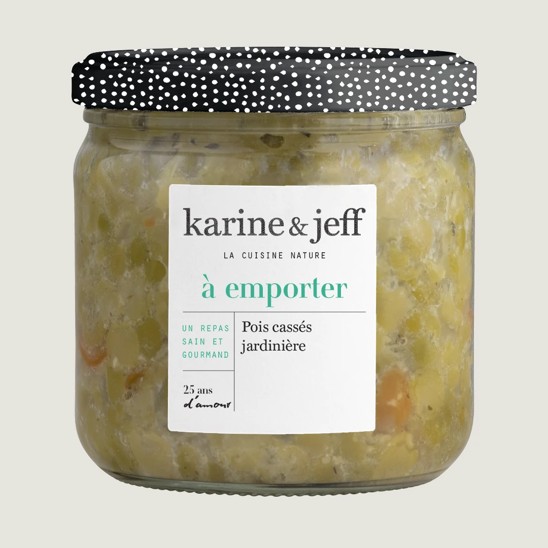 Piselli spezzati alla giardiniera