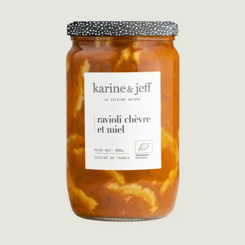 Ravioli al caprino e miele