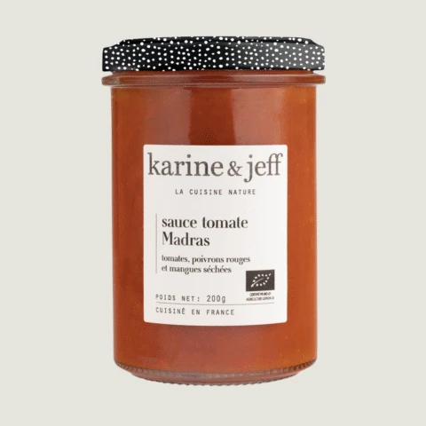 Salsa di pomodoro Madras - pomodori, peperoni rossi e mango essiccato