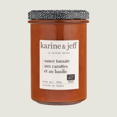 Salsa di pomodoro con carote e basilico