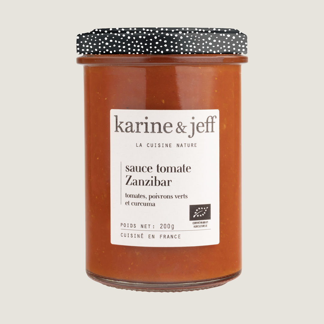Salsa di pomodoro Zanzibar - pomodori, peperoni verdi e curcuma