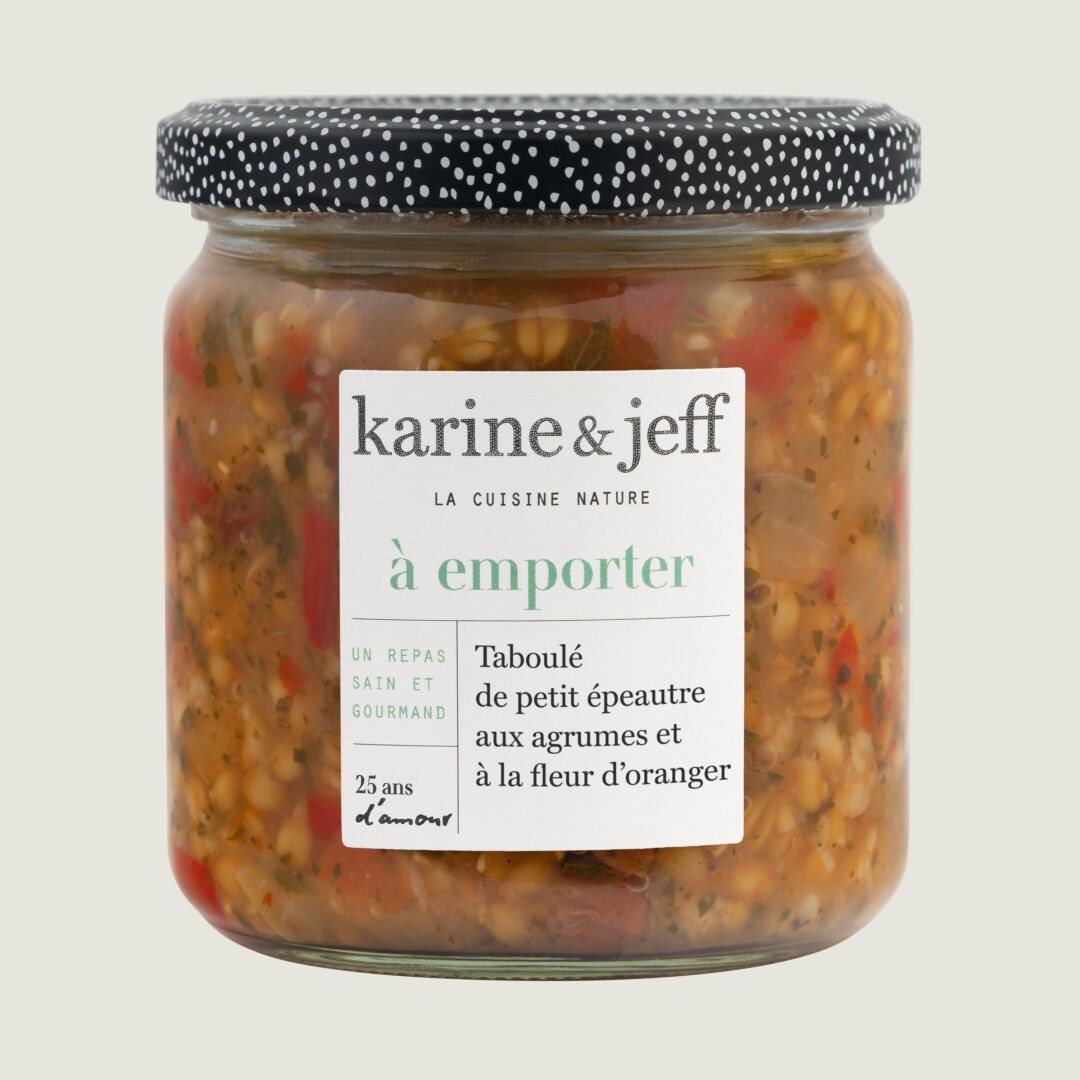 Tabulè di piccolo farro agli agrumi e ai fiori d'arancio