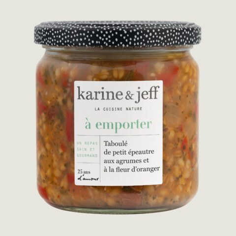 Tabulè di piccolo farro agli agrumi e ai fiori d'arancio