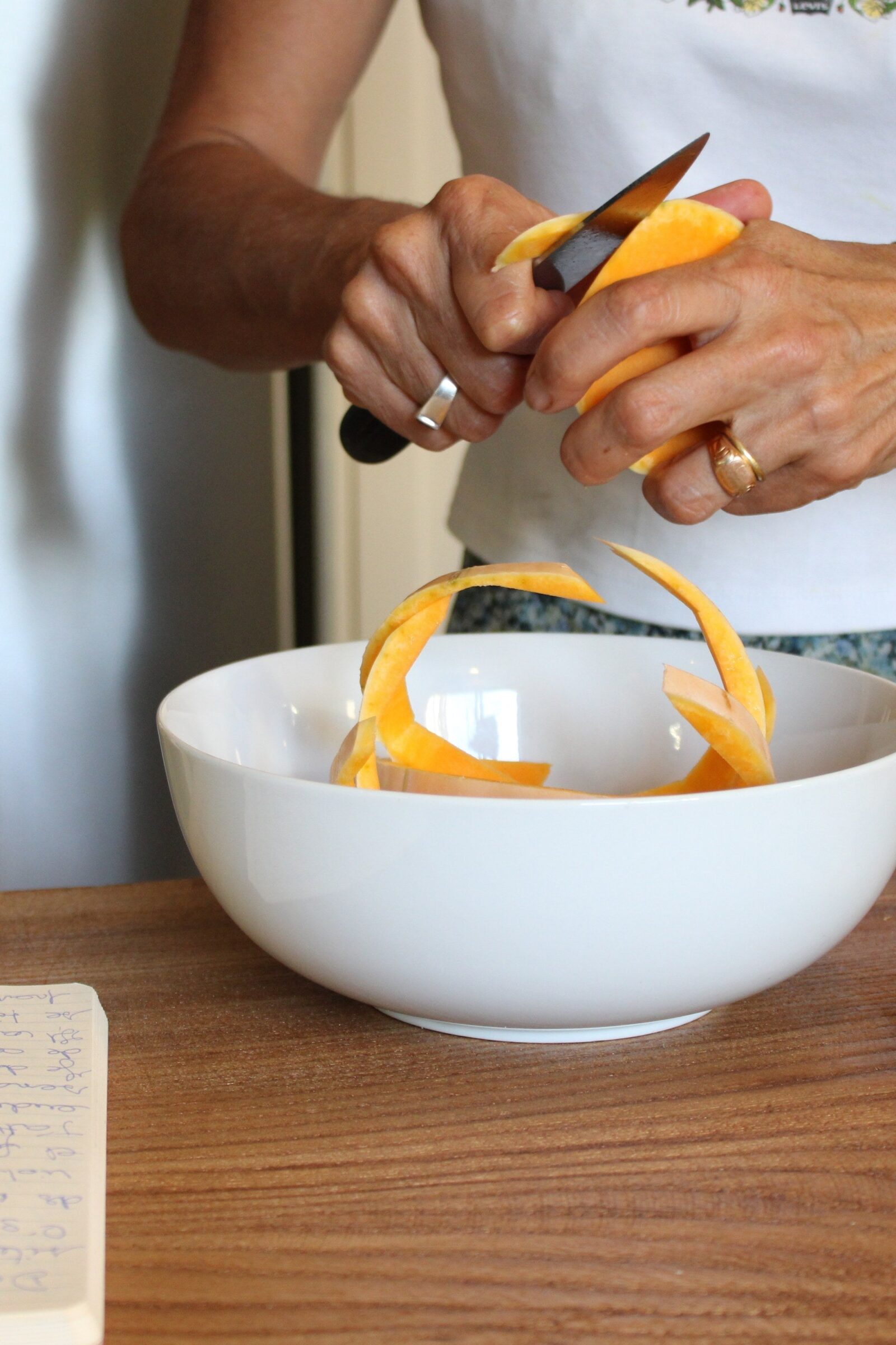 Risotto alla zucca: zucca fondente e il profumo del brodo